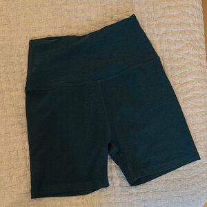 Beyond Yoga Forest Green Bike Shorts
